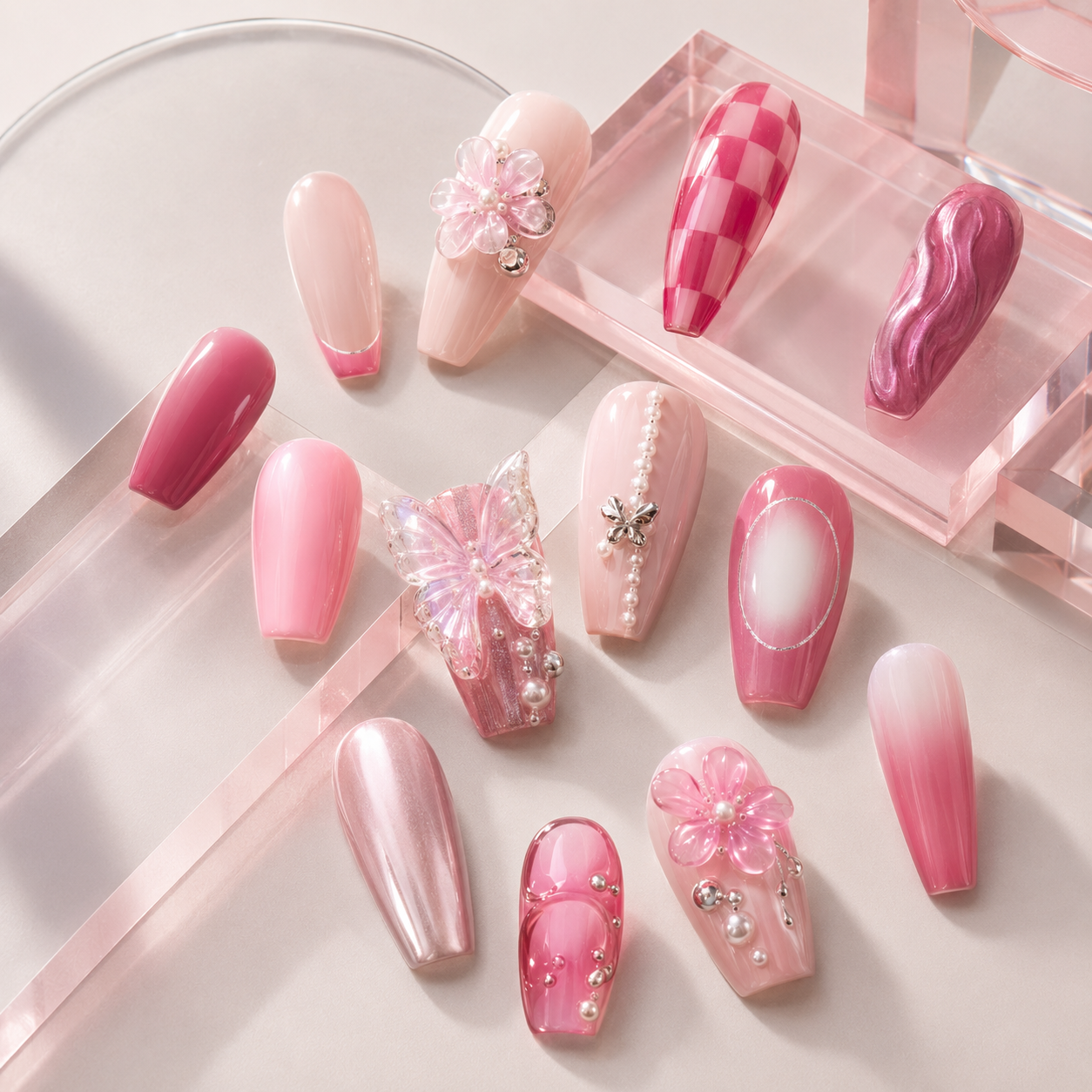 Pink Nails
