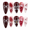 Burgundy Bow