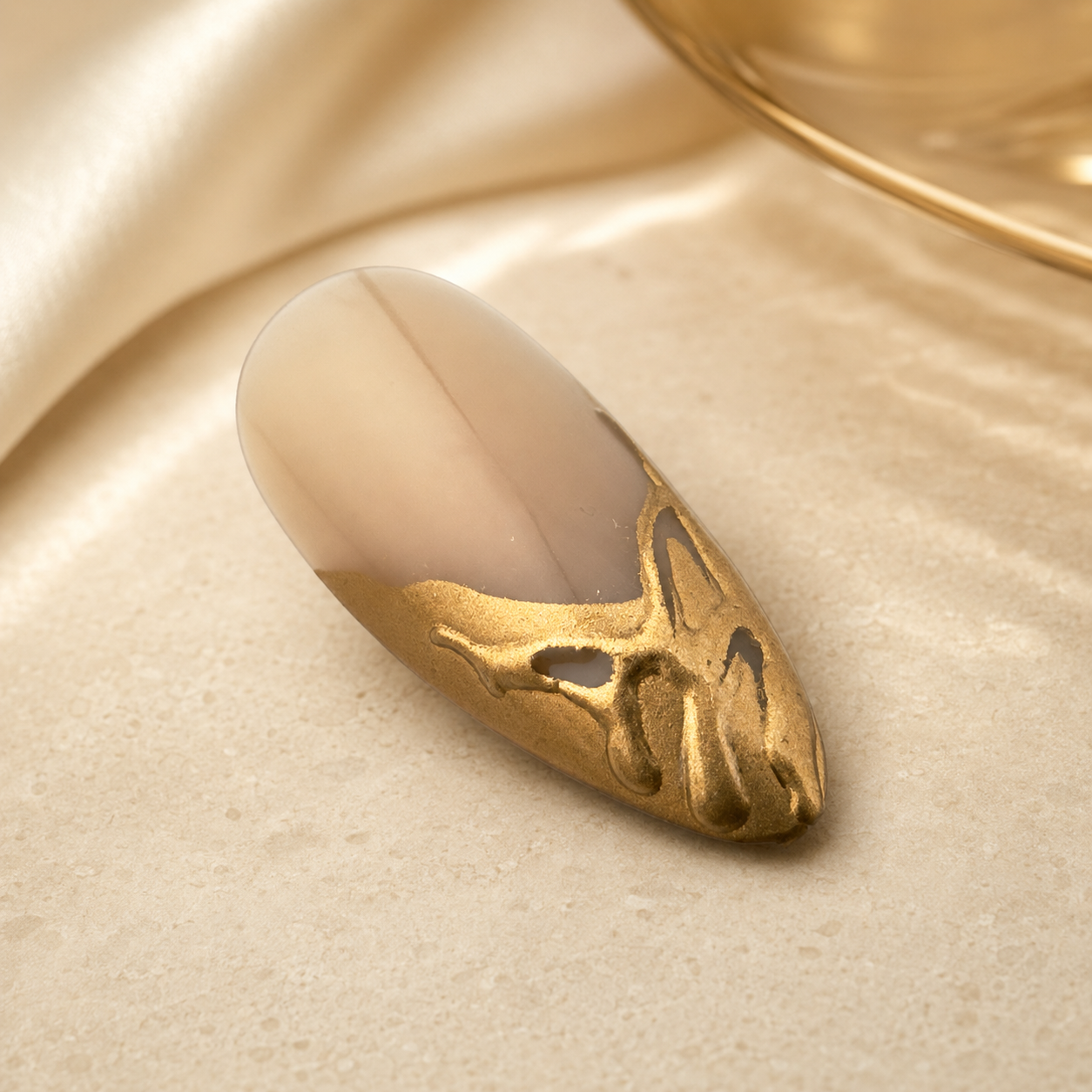 Gold Chrome Swirl