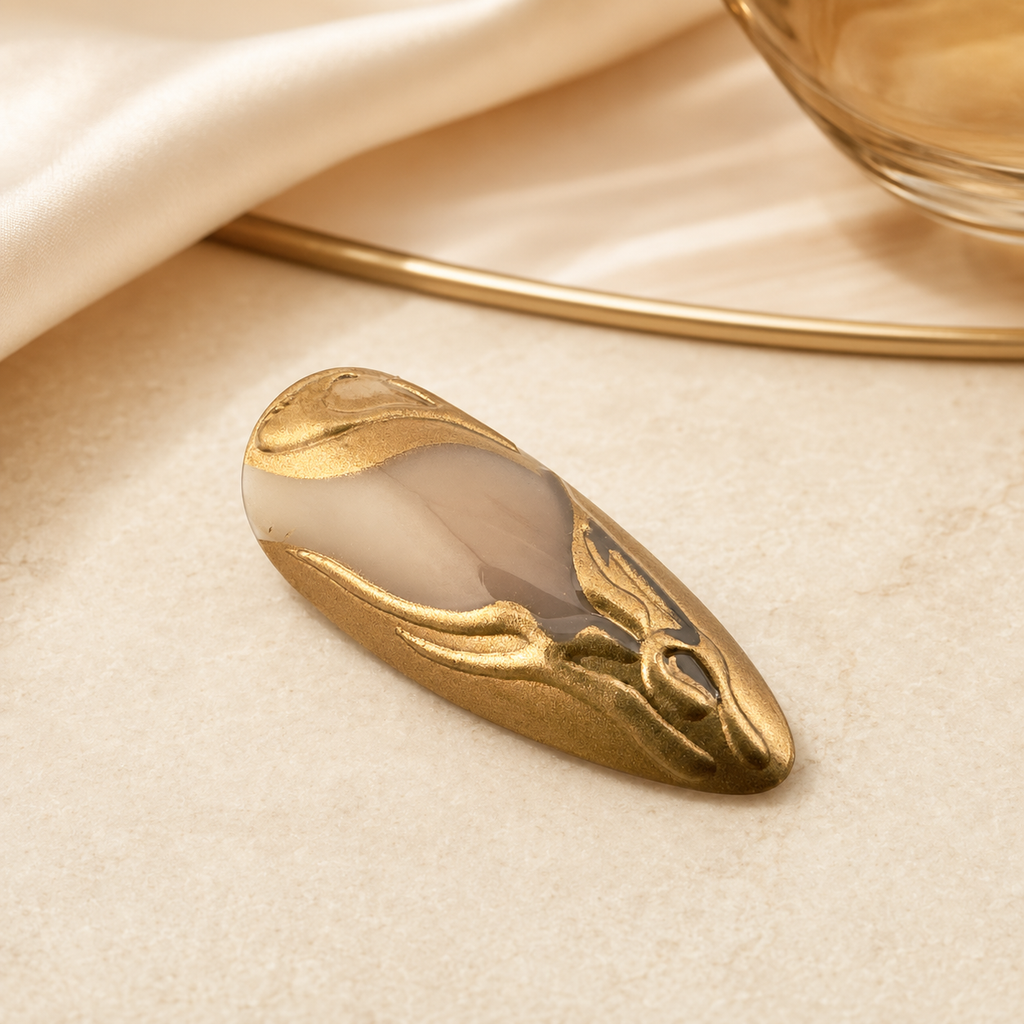 Gold Chrome Swirl